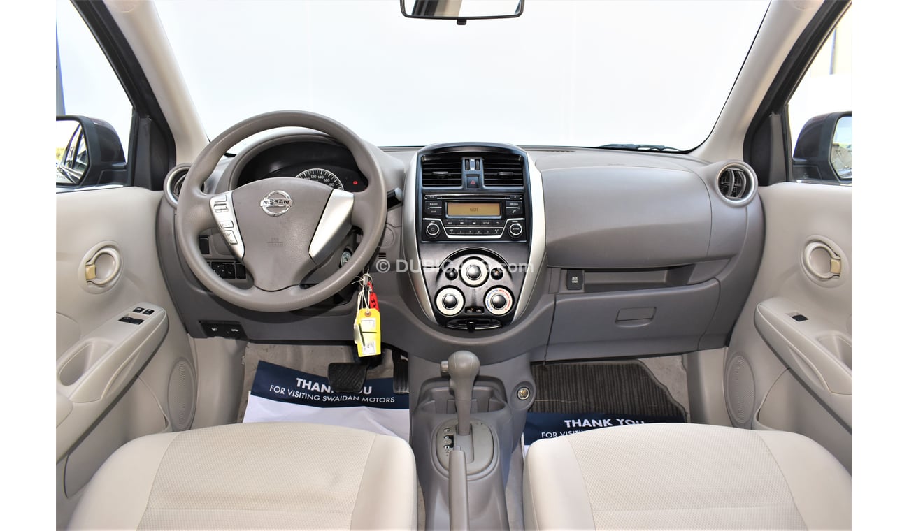 Nissan Sunny 1.5L SV 2018 GCC SPECS WITH REAR PARKING SENSOR