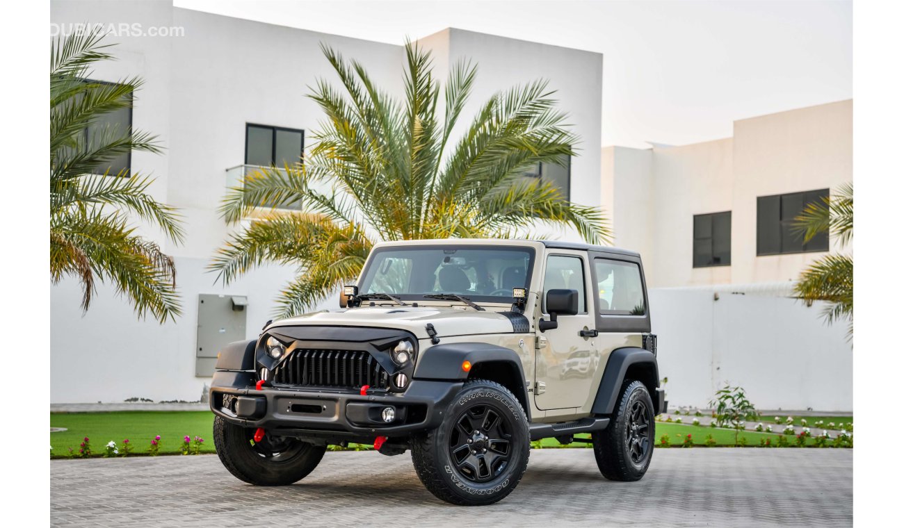 Jeep Wrangler 1941 Edition - Agency Warranty and Service Contract! - GCC - AED 1,802 PER MONTH - 0% DOWNPAYMENT
