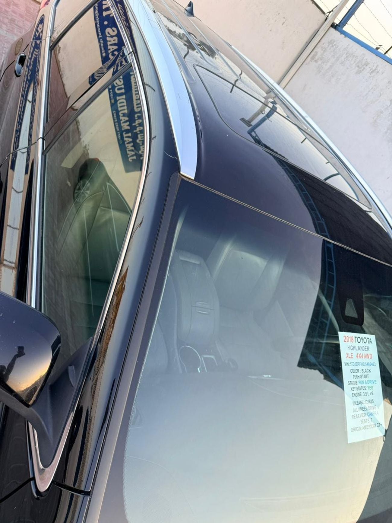Toyota Highlander 2018 TOYOTA HIGHLANDER XLE 4X4 AWD FULL OPTION  READY Black