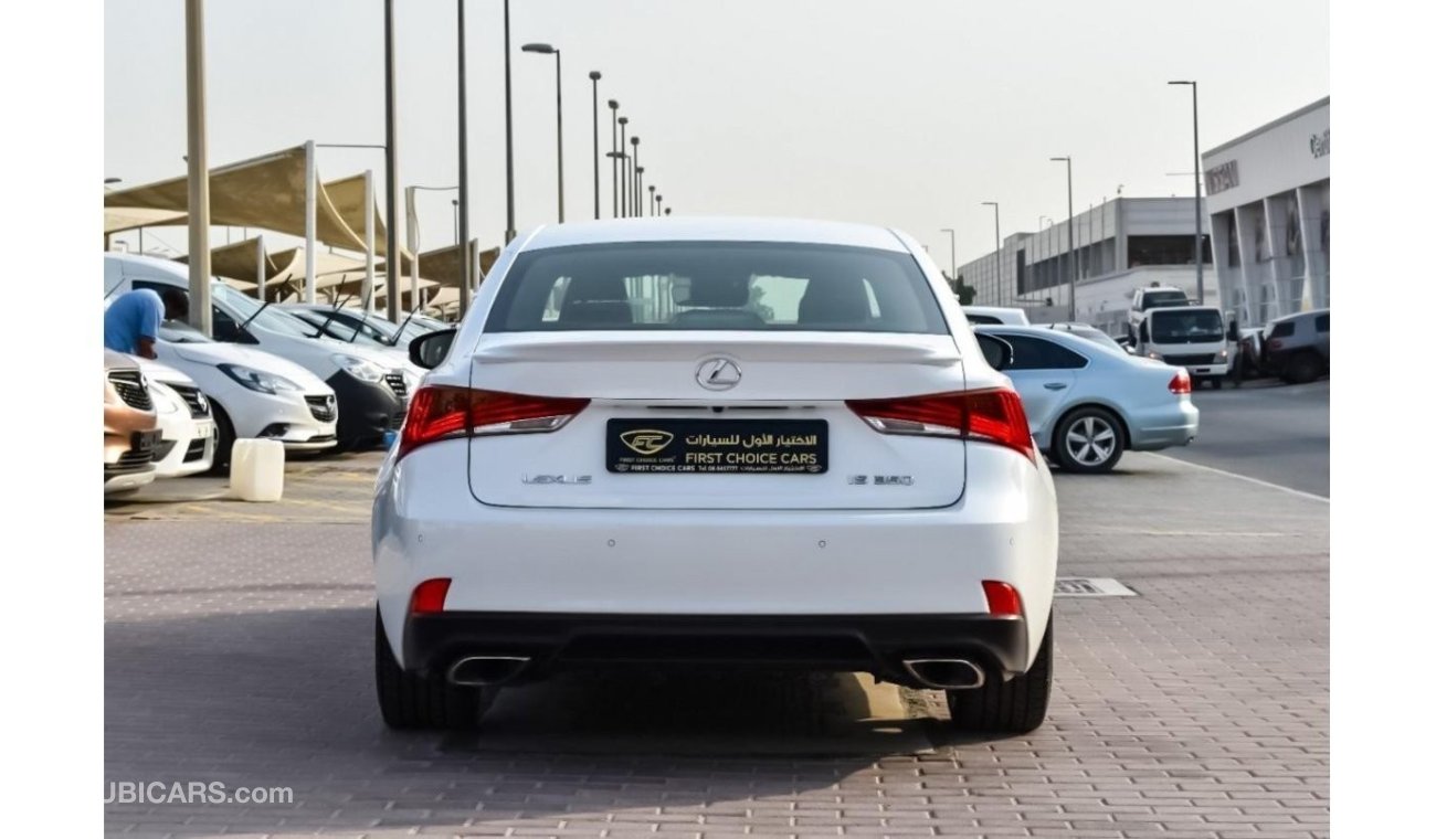 لكزس IS 350 2735 PER MONTH | LEXUS IS 350 F SPORT | 0% DOWNPAYMENT | IMMACULATE CONDITION