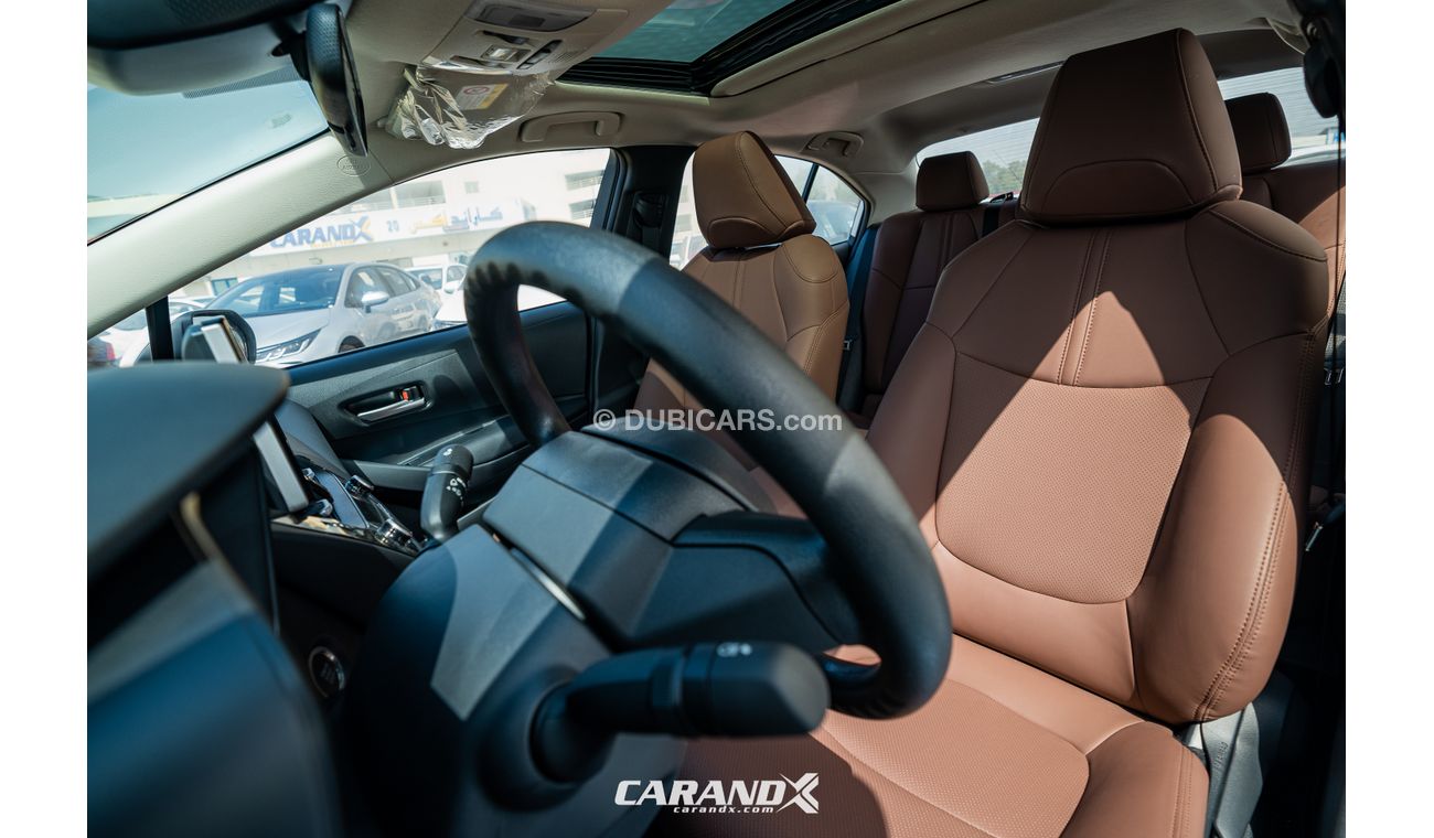 تويوتا كورولا /SunroofElite Plus 1.2L Petrol Automatic Transmission 2022 Bronze Leather / Black Roof