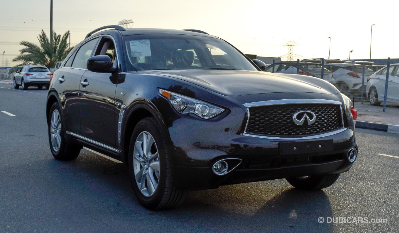 إنفينيتي QX70 Excellence 3.7L - V6 - with Warranty from Agency - GCC Specs - Zero KM- Price for export