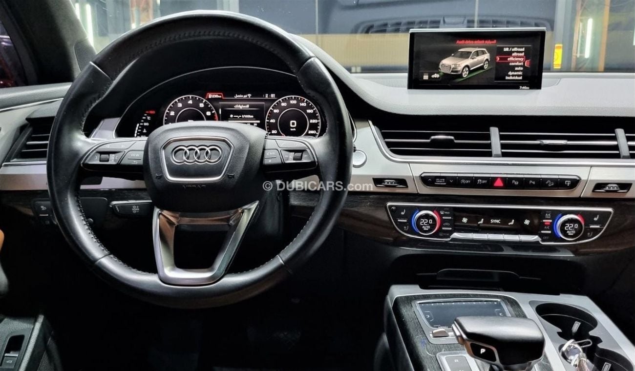 Audi Q7 45 TFSI quattro S-Line AUDI Q7 S LINE 2017 WITH FSH IN PERFECT CONDITION AND SERVICE CONTRACT TILL 2