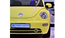 فولكس واجن بيتيل AMAZING Volkswagen Beetle 2003 Model!! in Yellow Color! Japanese Specs