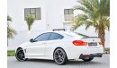 BMW 435i M kit - Fully Agency Serviced! - Fully Loaded! - Immaculate Condition! - Only AED 1,841 P.M