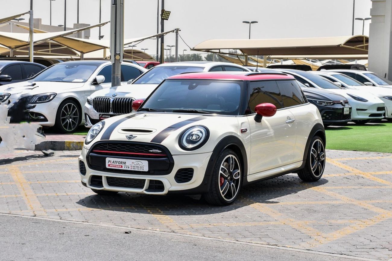 Mini John Cooper Works Cabrio Mini cooper works Model 2021 Gcc specs Full check agency, Under warranty Original paint no accident