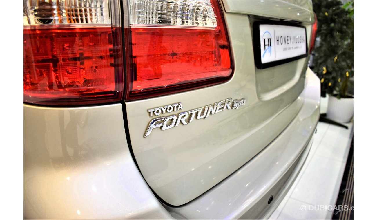 Toyota Fortuner AMAZING FAMILY CAR  SR5 2009 Model GCC Specs