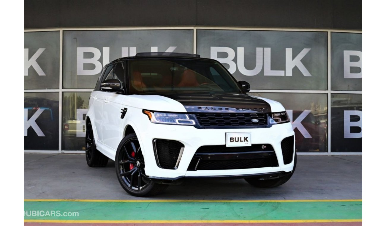 لاند روفر رانج روفر سبورت أس في آر Range Rover Sport SVR-2021 MY-Full Carbon-Original Paint-AED 5,893 Monthly 0% DP