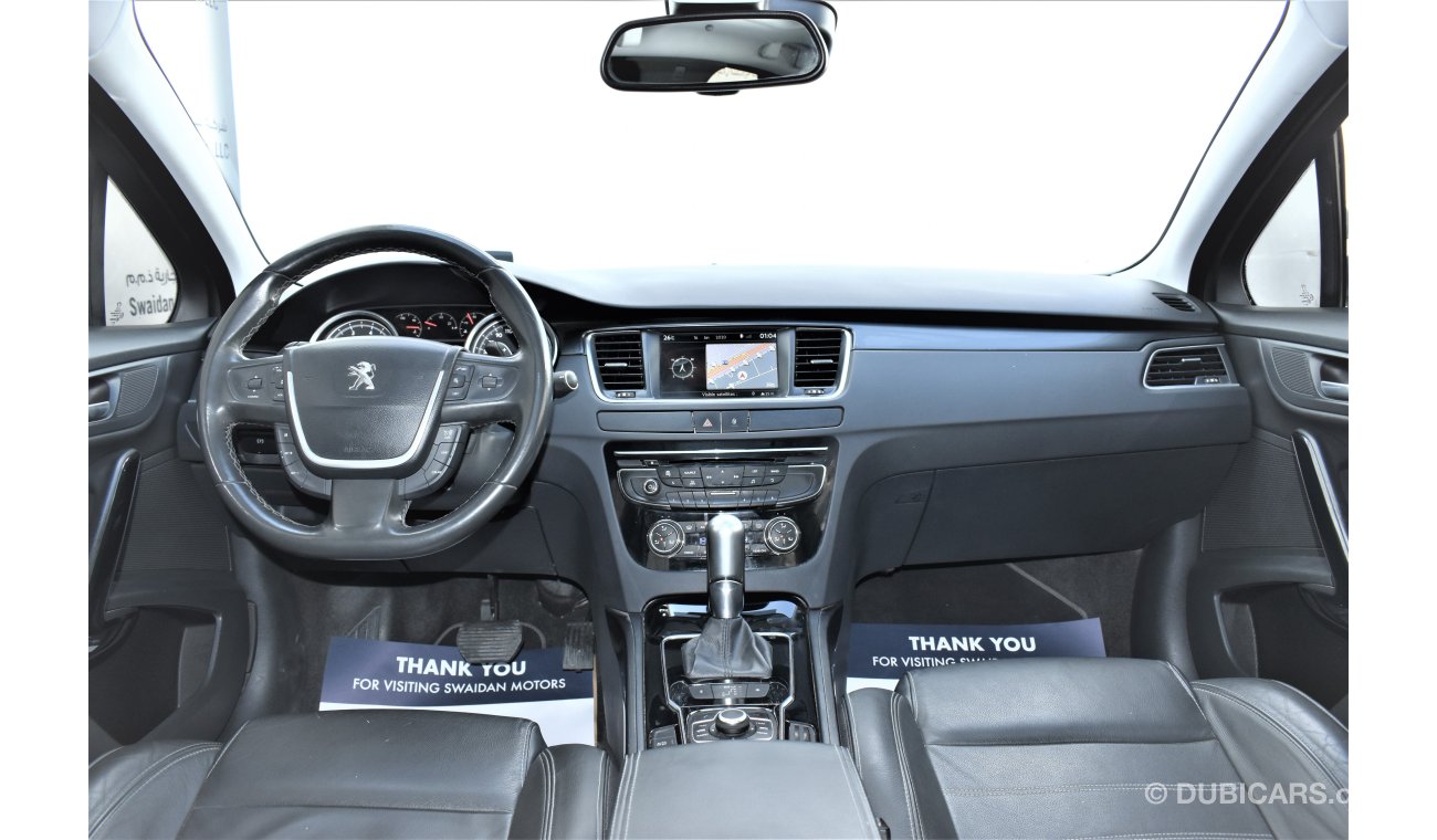 Peugeot 508 1.6L TURBO ALLURE 2015 MODEL GCC SPECS