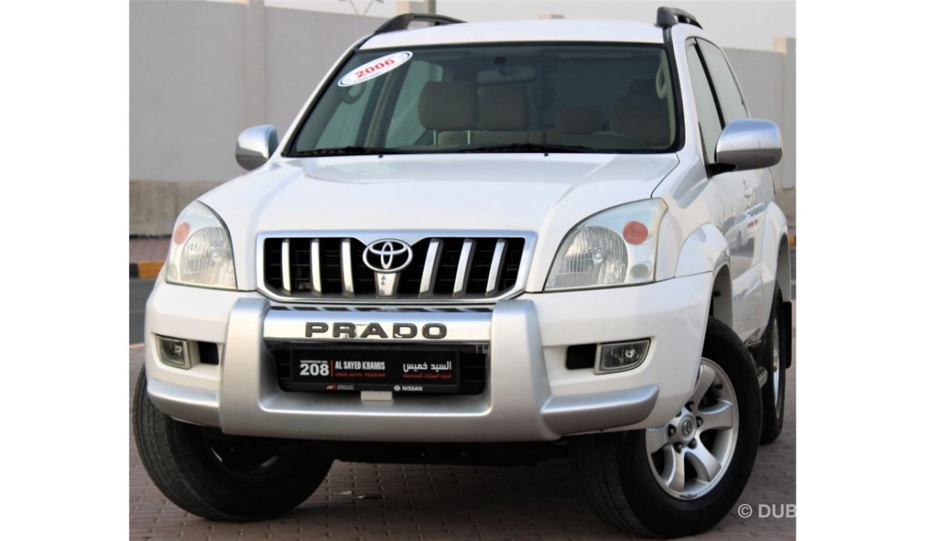 Toyota Prado Toyota Prado 2006 GCC agency paint 4 cylinder in excellent condition without accidents, very clean f