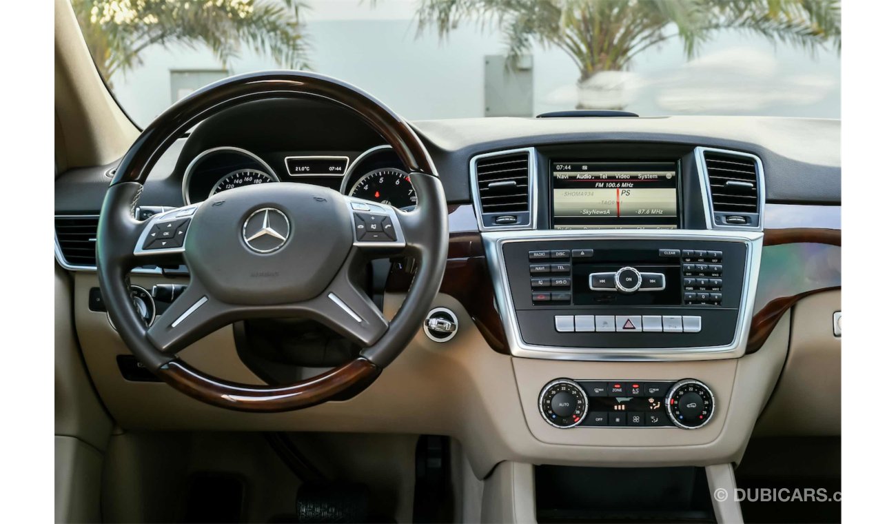 مرسيدس بنز ML 350 - 2014 - Under Warranty! - AED 2,526 P.M. AT 0% DOWNPAYMENT