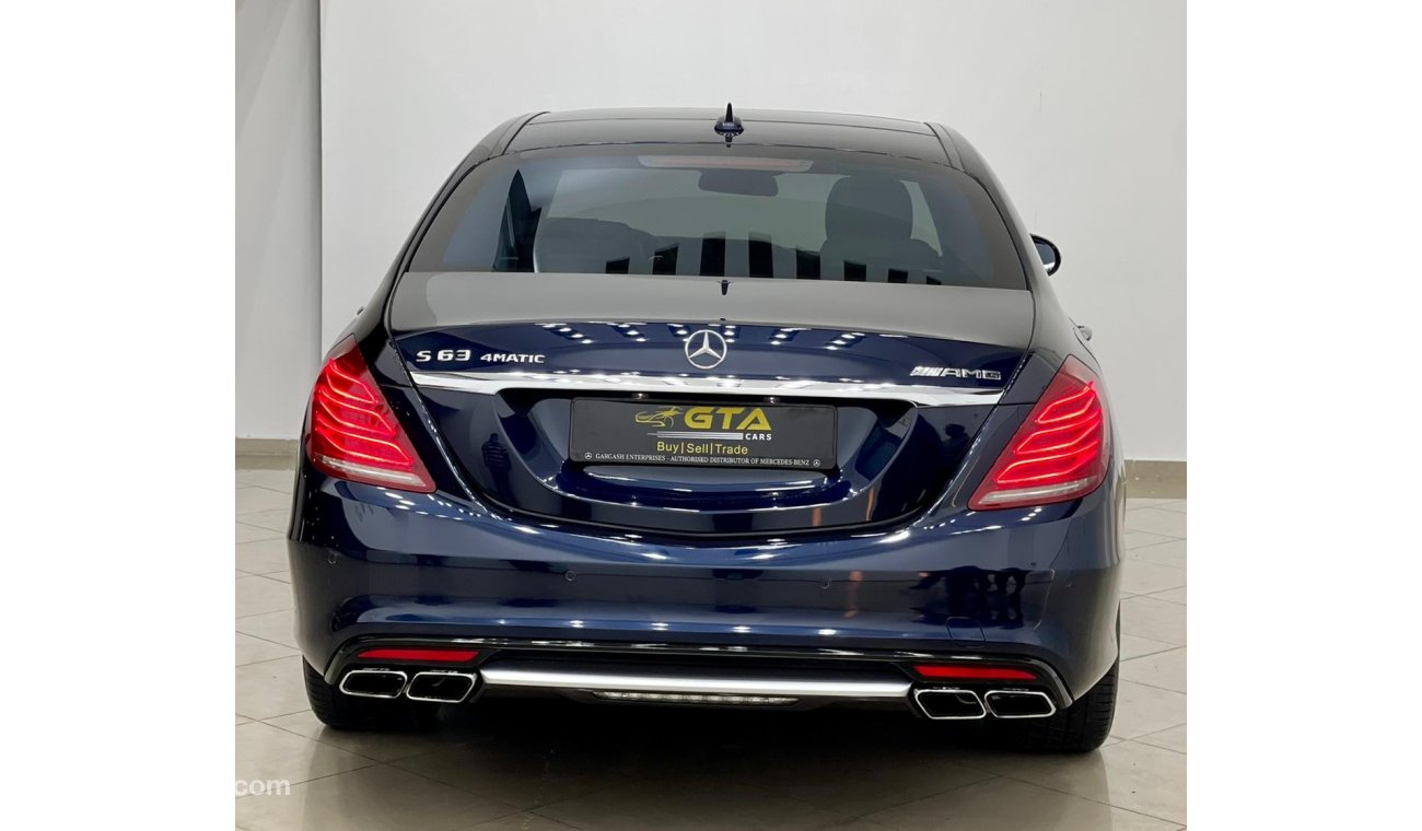 مرسيدس بنز S 63 AMG 2014 Mercedes S 63 AMG 4Matic, Full Service History, Warranty, GCC