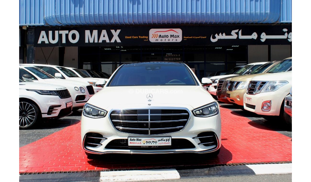 Mercedes-Benz S 500 (2021) V6 GCC, 4DX SYSTEM GCC, 05 YEARS WARRANTY SERVICE CONTRACT FROM LOCAL DEALER(Inclusive VAT)