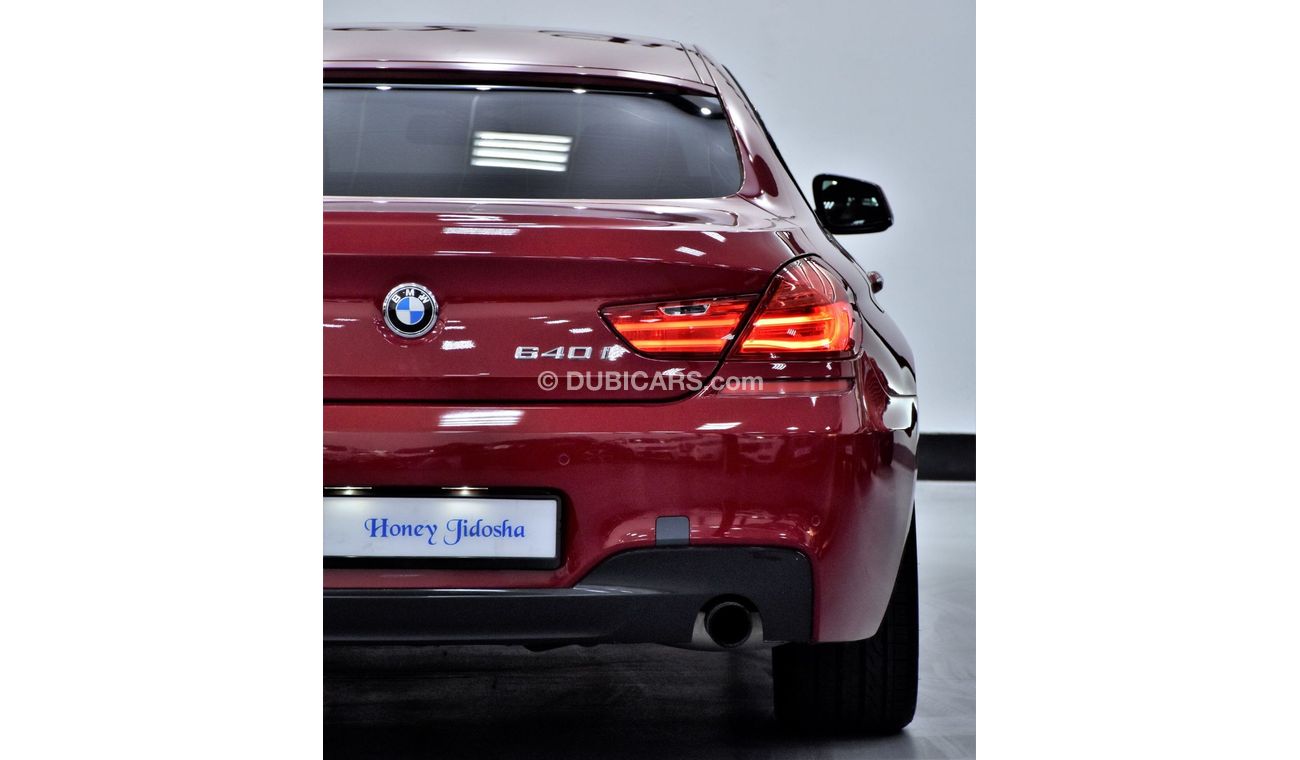 BMW 640i EXCELLENT DEAL for our BMW 640i GRAN COUPE 2013 Model!! in Red Color! GCC Specs