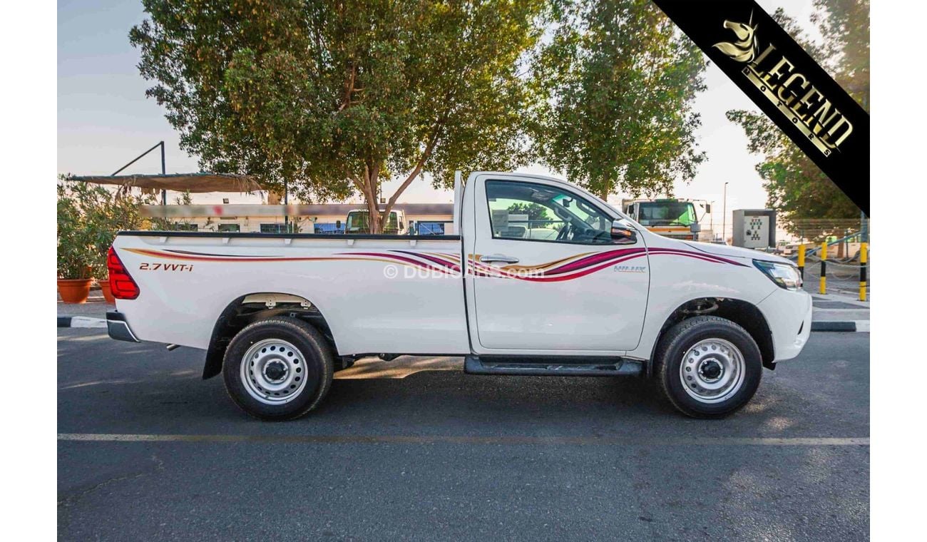 تويوتا هيلوكس 2021 Toyota Hilux 2.7L M/T 4x4 Single Cab Petrol | Export Only