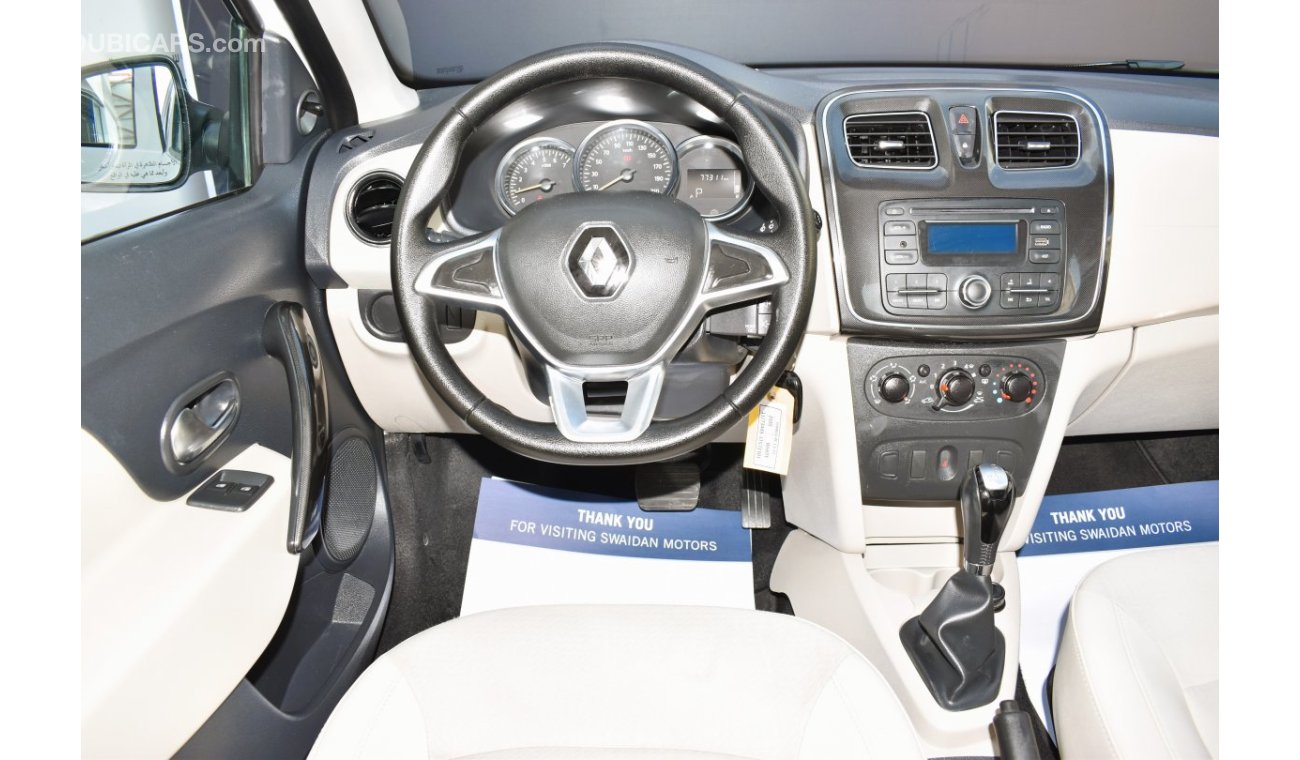 Renault Symbol AED 479 PM | 1.6L PE GCC DEALER WARRANTY