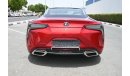 Lexus LC 500 Lexus LC 500 5.0L Petrol, V8, RWD, Coupe, 2 Doors, Front Electric Seats, Driver Memory Seat, Sunroof