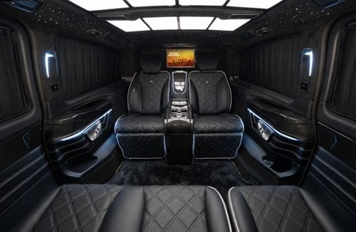مرسيدس بنز V 300 VLINE VIP EDITION NEW ARRIVAL 2026 MODEL VIP MERCEDES GCC V300 with ADDITIONAL REAR AC - 2 Years Warranty by VLINE