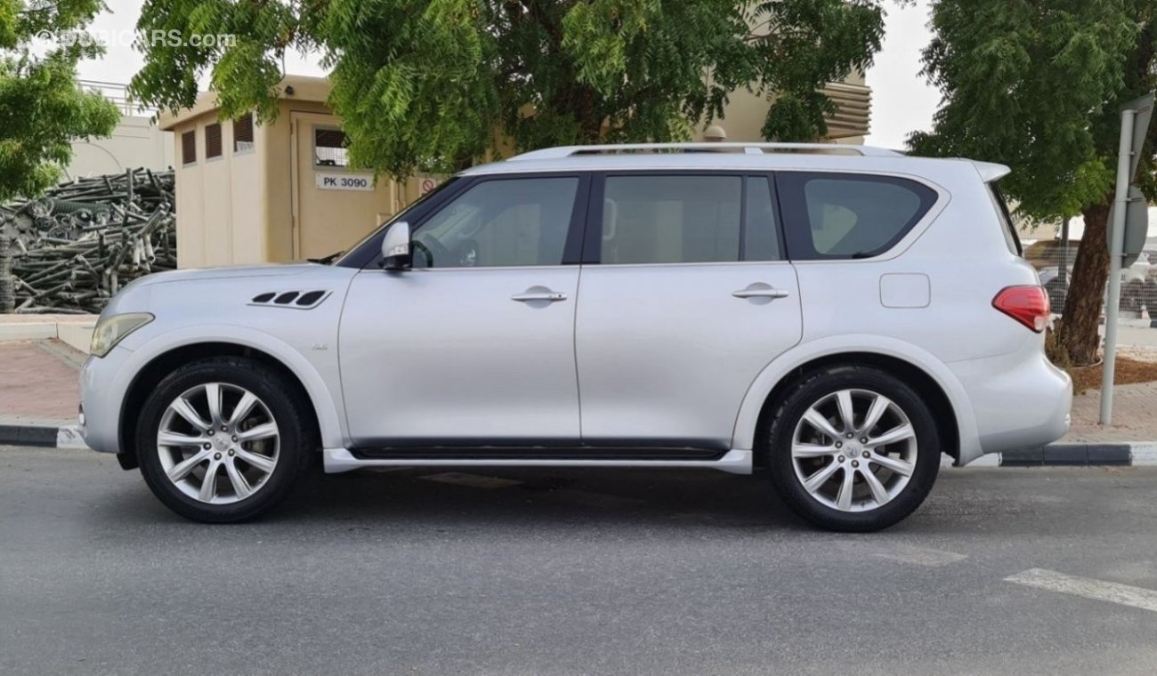 Infiniti QX80 Luxury 5.6L V8 2014 Full Service History GCC