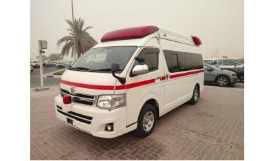 تويوتا هاياس TRH226-0010606 -AMBULACE || WHITE PETROL || kms 167914 || RHD || AUTO|| only Export.