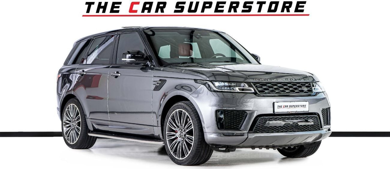 Land Rover Range Rover Sport GCC-22 Inch Rims-Black Contracting Roof-Red Interior
