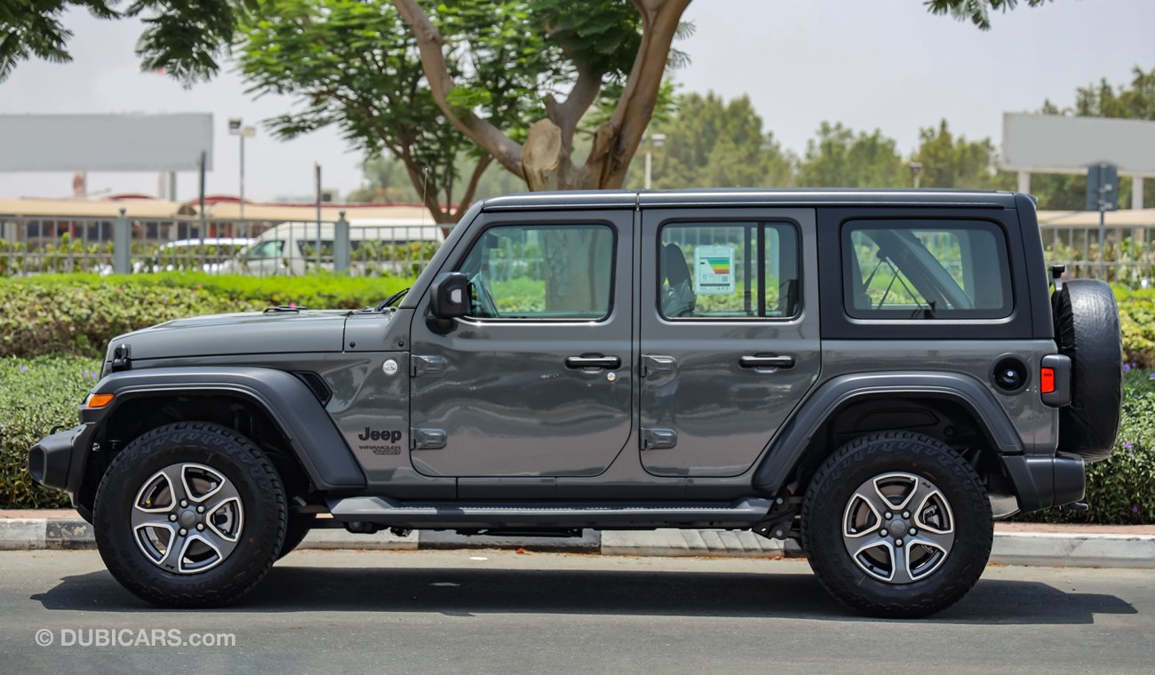 Jeep Wrangler Unlimited Sport Plus V6 3.6L , GCC , 2021 , 0Km , W/3 Yrs or 60K Km WNTY @Official Dealer