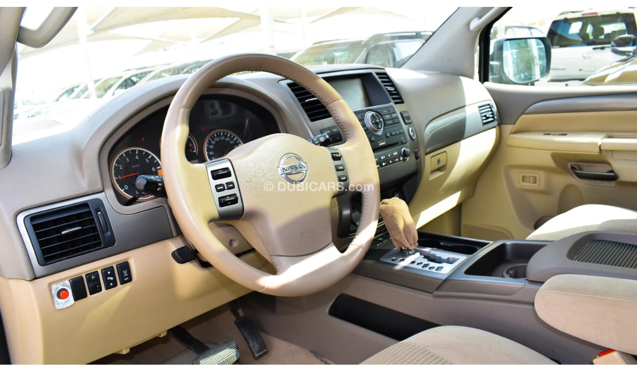 Nissan Armada SE, 2011 Gulf model, number one, cruise control slot, sensor wheels, rear camera, rear spoiler, in e