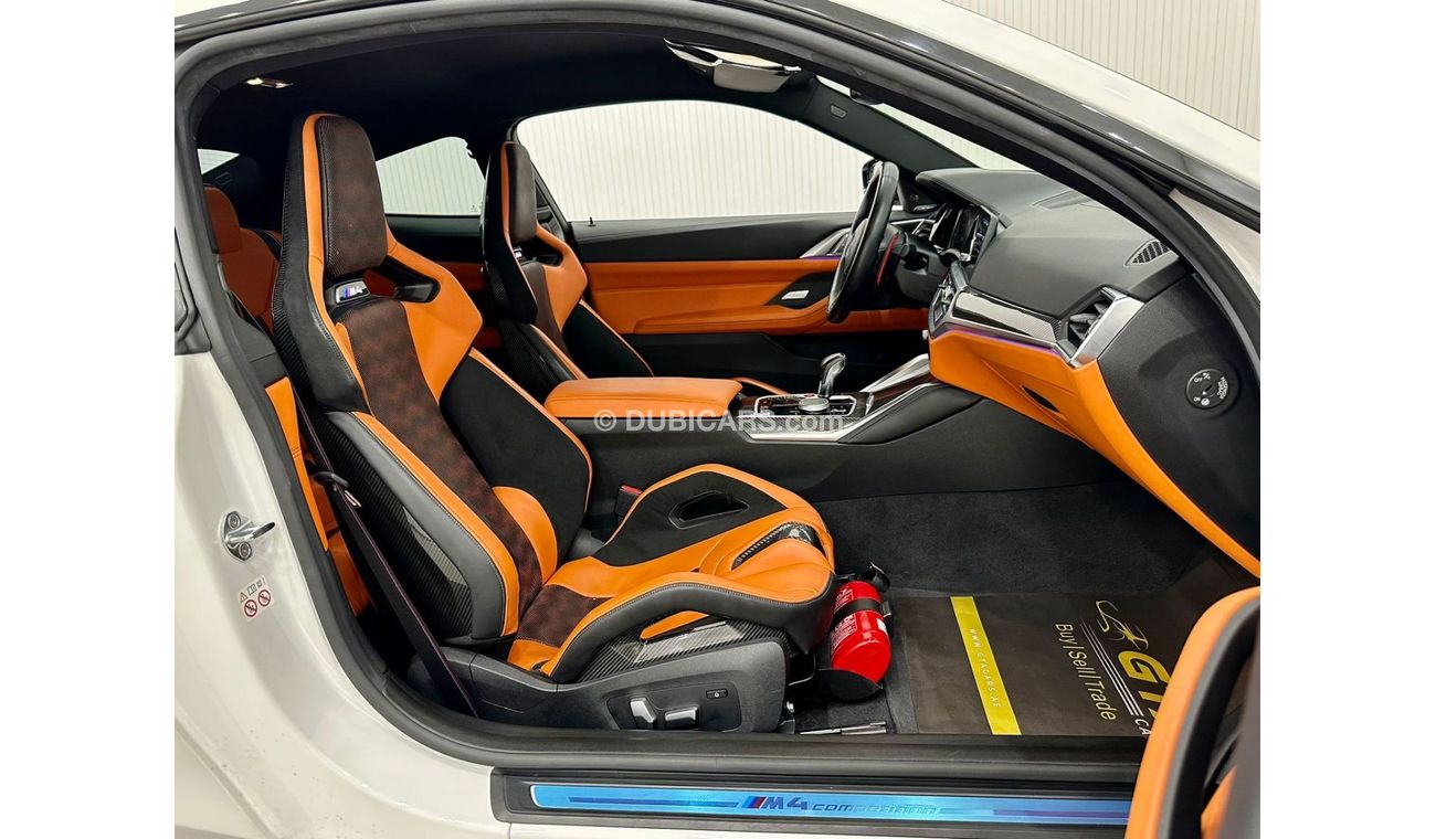 BMW M4 2021 BMW M4 Competition G82 (M Series) Coupe, AGMC Warranty + Service Contract, GCC
