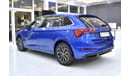 Skoda Scala EXCELLENT DEAL for our Skoda Scala ( 2021 Model ) in Blue Color GCC Specs