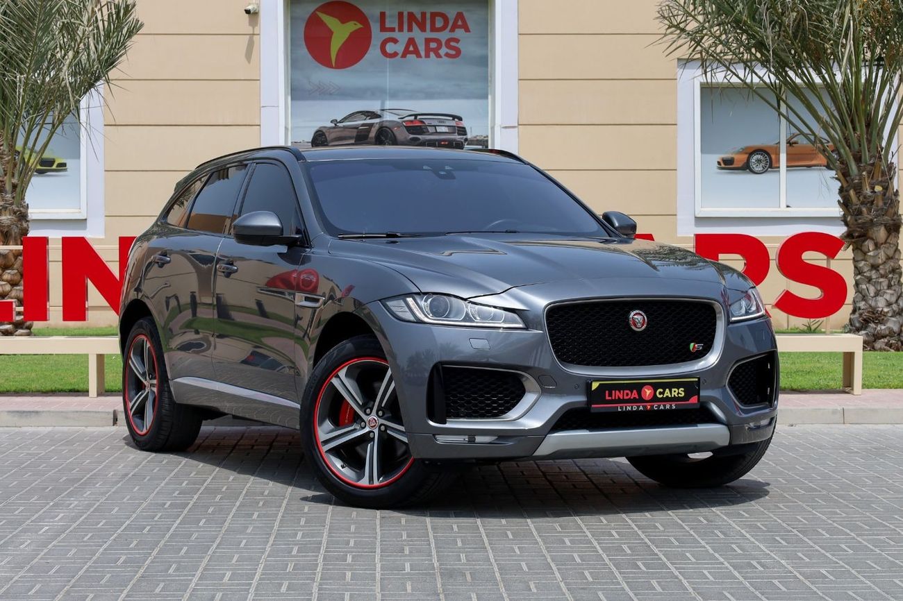 Jaguar F Pace Jaguar F-Pace S 2020 GCC under Warranty with Flexible Down-Payment.