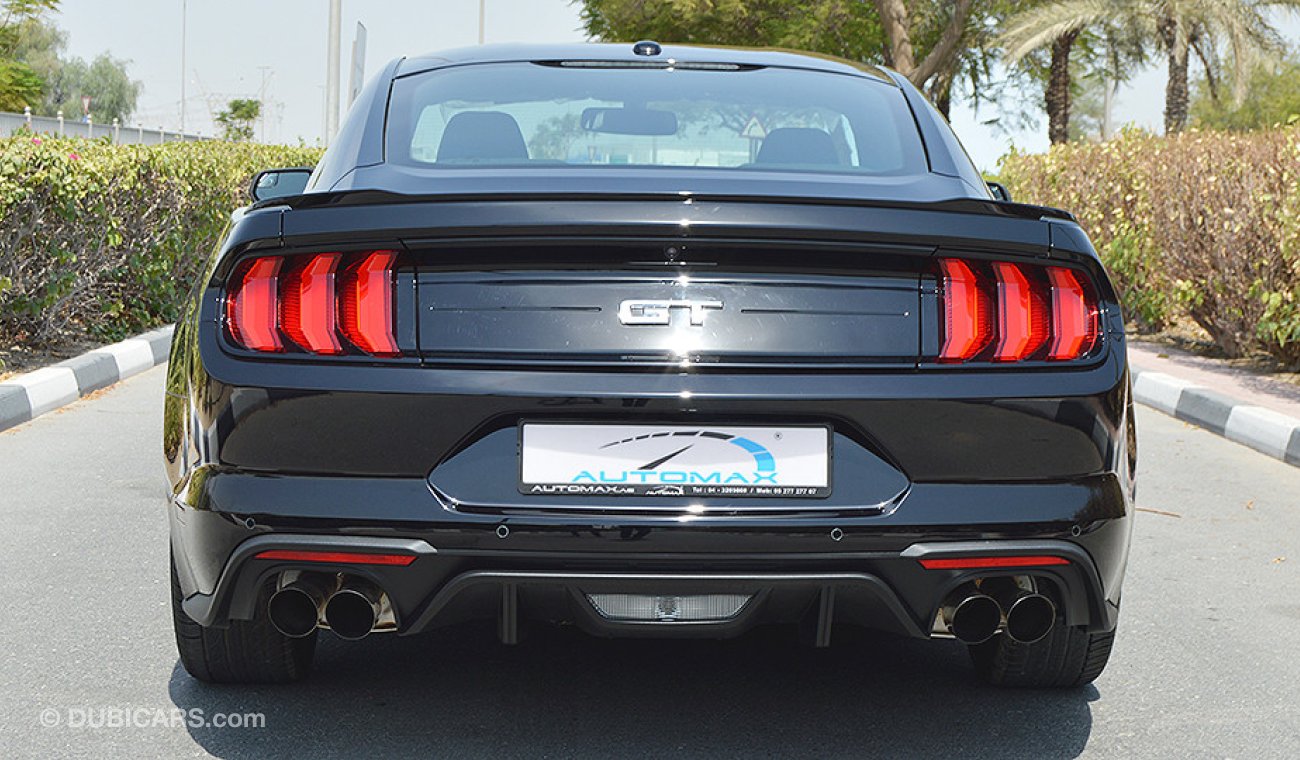 Ford Mustang GT Premium 2018, 5.0 V8 GCC Manual, 0km w/ 3Yrs or 100K km WRNTY + 60K km Service at Al Tayer