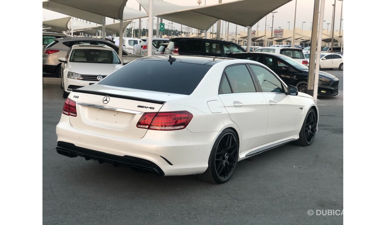 Mercedes-Benz E 63 AMG MERCEDES BENZ E63 AMG model 2014 car prefect condition full option panoramic roof leather seats navi