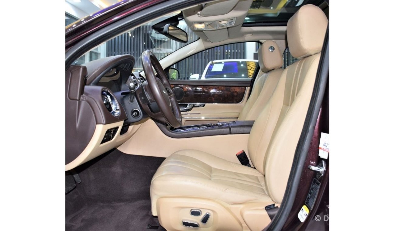 Jaguar XJ Luxury Luxury EXCELLENT DEAL for our Jaguar XJ L ( 2012 Model! ) in Burgundy Color! GCC Specs