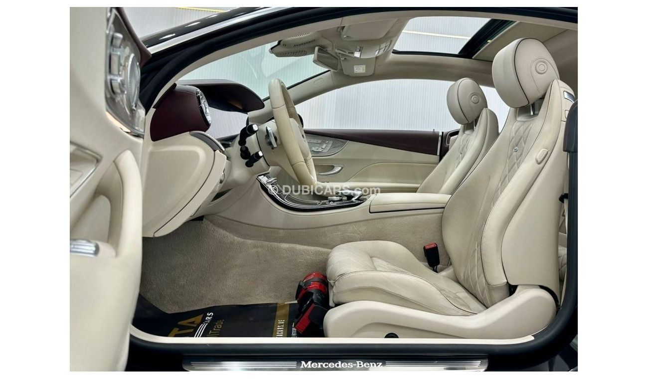 Mercedes-Benz E200 2017 Mercedes-Benz E200 AMG Coupe, Service History, Warranty, GCC