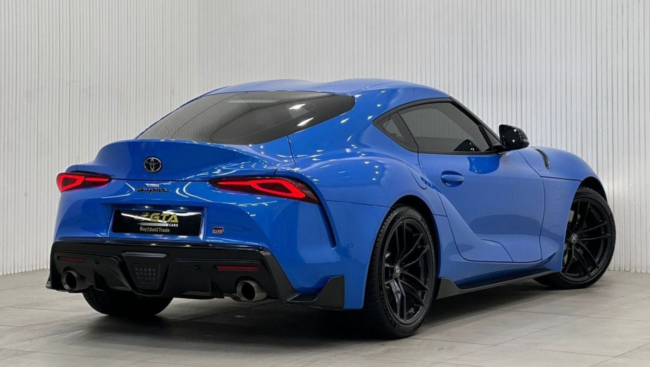 Toyota Supra GR Blue Edition 2021 Toyota Supra GR A91 Blue Edition, NOV 2026 Al Futtaim Warranty, Full Service Hi