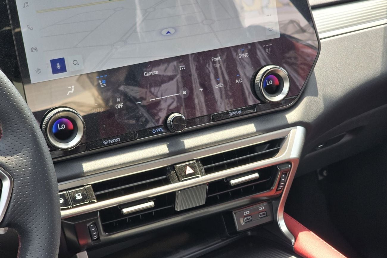 لكزس RX 500h F SPORT PERFORMANCE لكزس RX500h F-Sport موديل 2026، محرك 2.4 لتر تيربو + هجين، اللون أسود