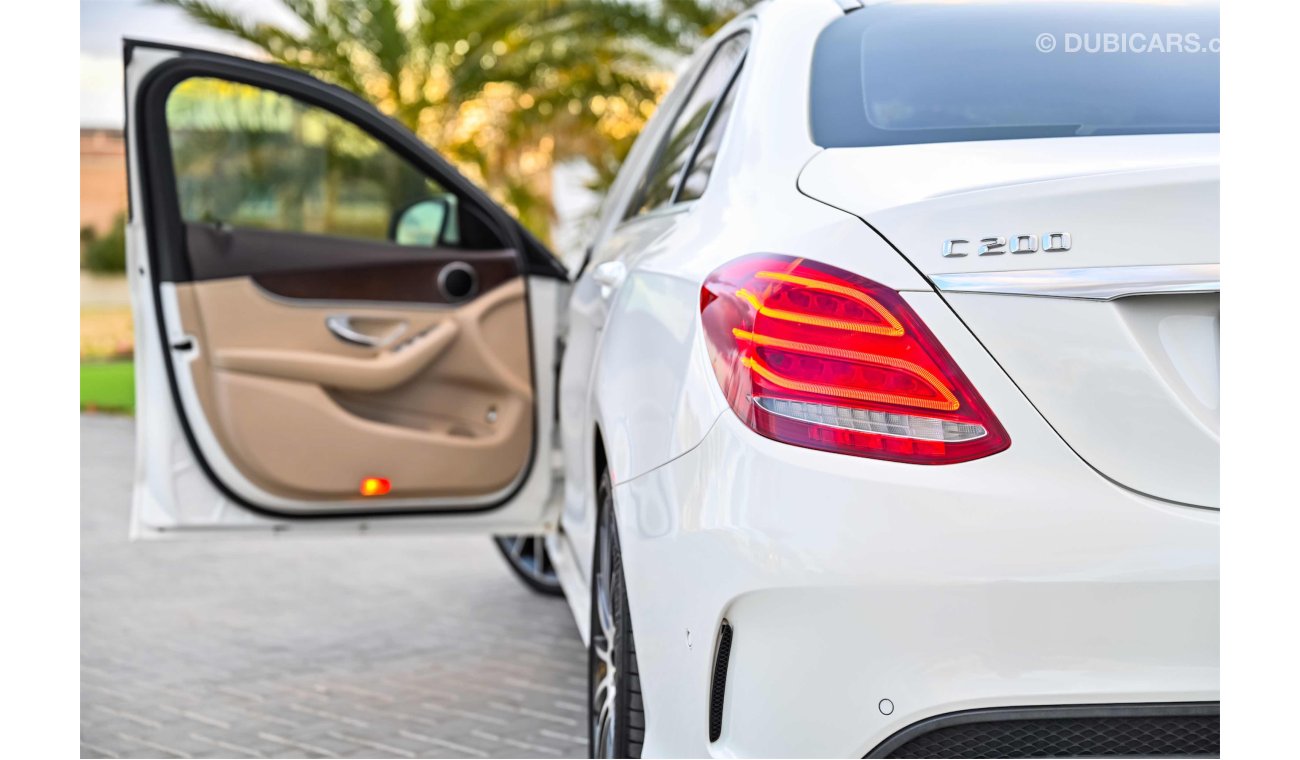 مرسيدس بنز C200 AMG | AED 1,939 Per Month | 0% DP | Exceptional Condition! | Under Warranty!