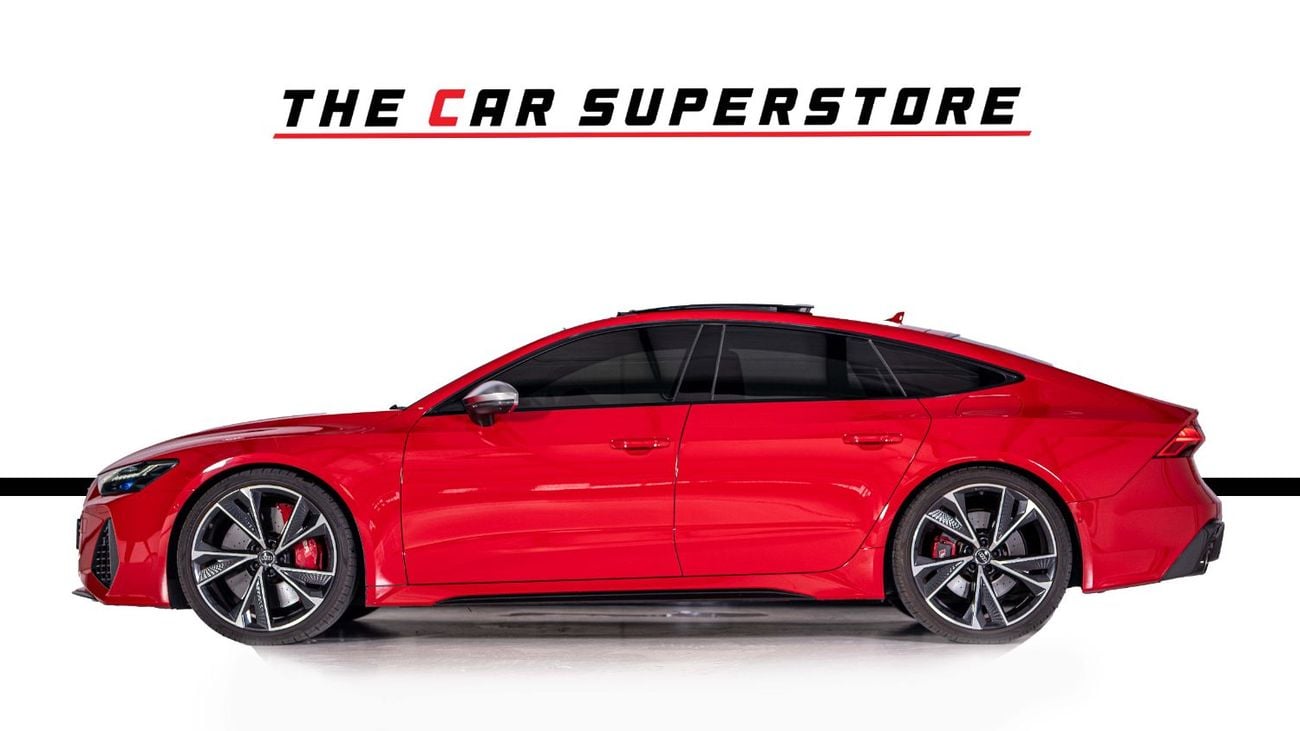 Audi RS7 TFSI quattro 4.0L GCC-1 Owner-Al Nabooda Service Contract Until 2028-Tango Red Special Color