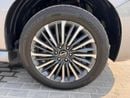 نيسان باترول LE بلاتينيوم سيتي (الخارج: رمادي + سقف أسود، الداخل: عنابي)