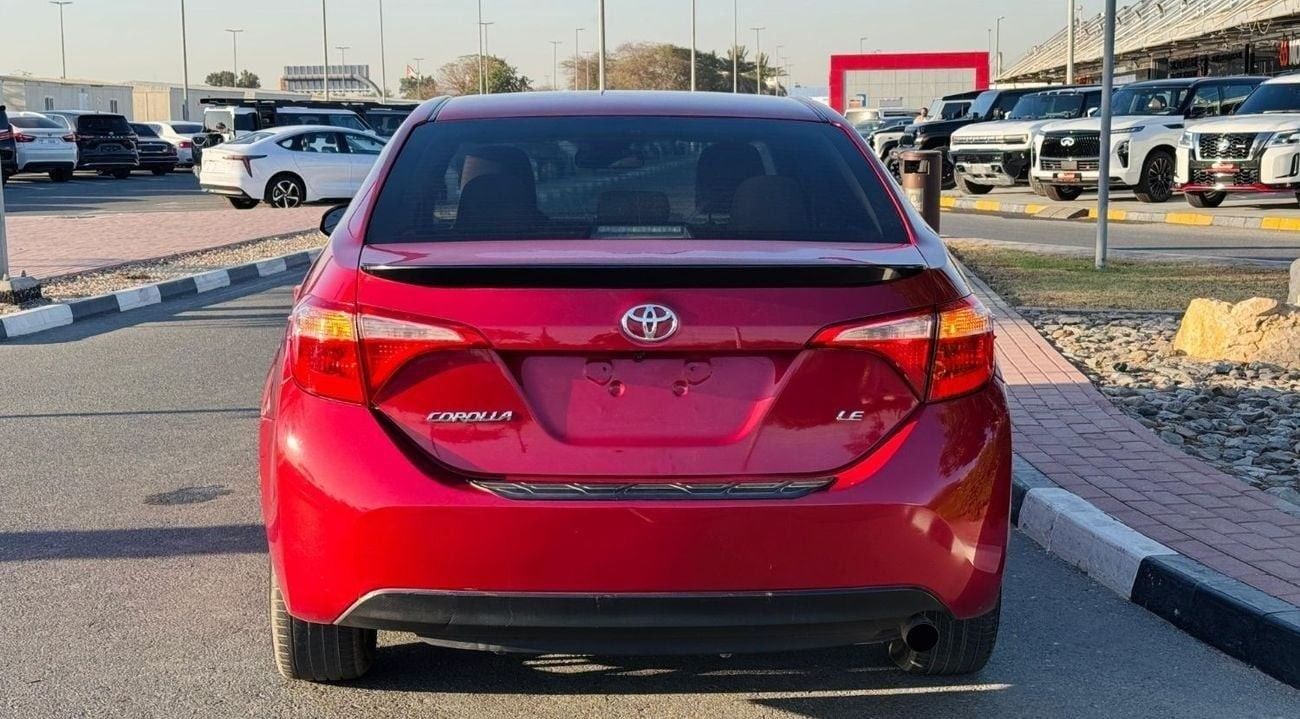 Toyota Corolla GOOD CONDITION | 1.8L PETROL ENGINE | LHD | 2018 | BLOOD RED BODY COLOR | REAR VIEW CAMERA | AUTOMAT