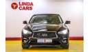 Infiniti Q50 Infiniti Q50 2018 GCC under Agency Warranty with Zero Down-Payment.