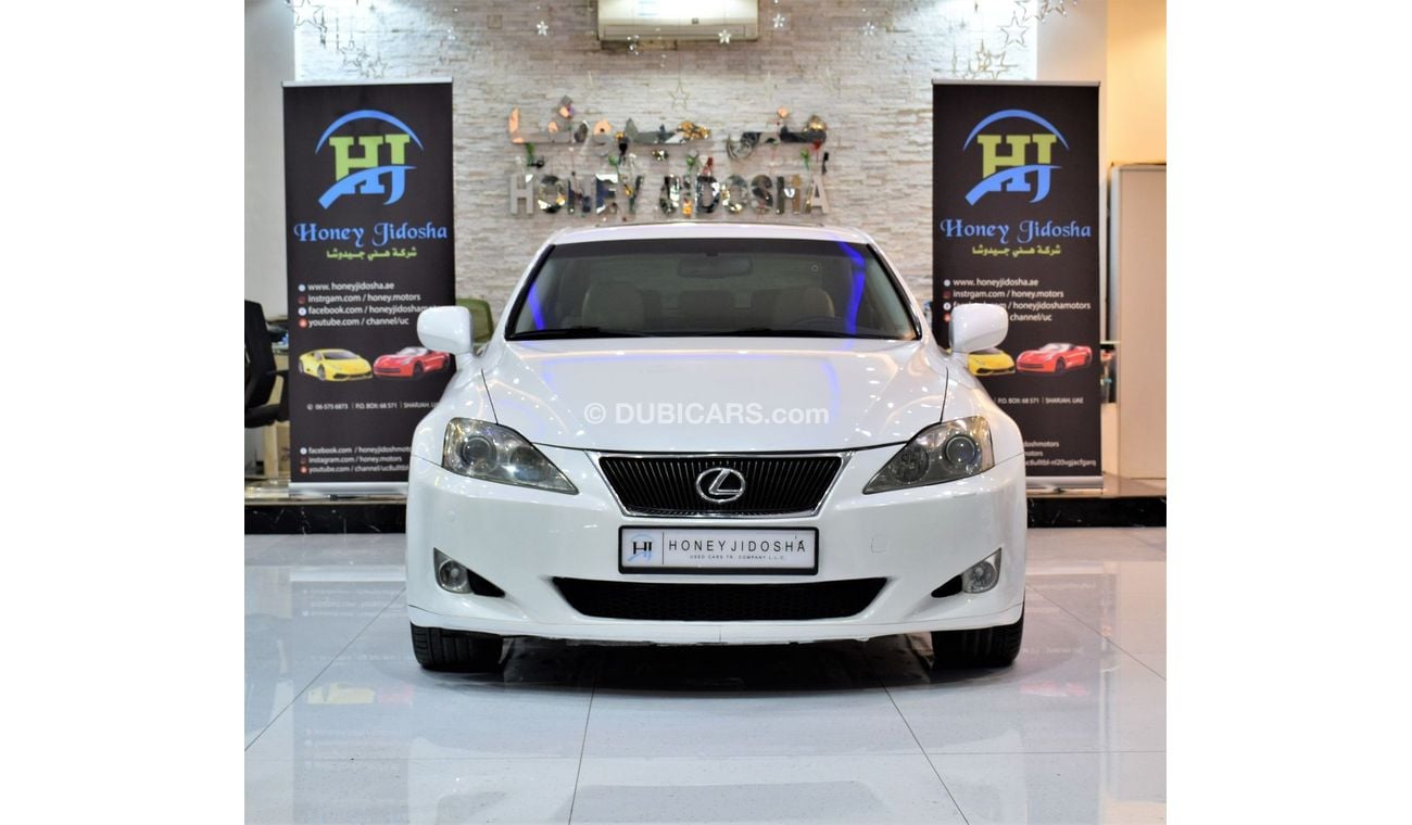 Lexus IS300 EXCELLENT DEAL for our LEXUS IS300 ( 2007 Model! ) in White Color! GCC Specs