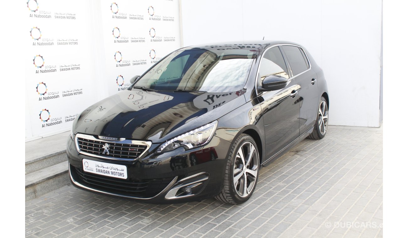 Peugeot 308 GT LINE 1.6L 2016 MODEL VERY LOW MILEAGE