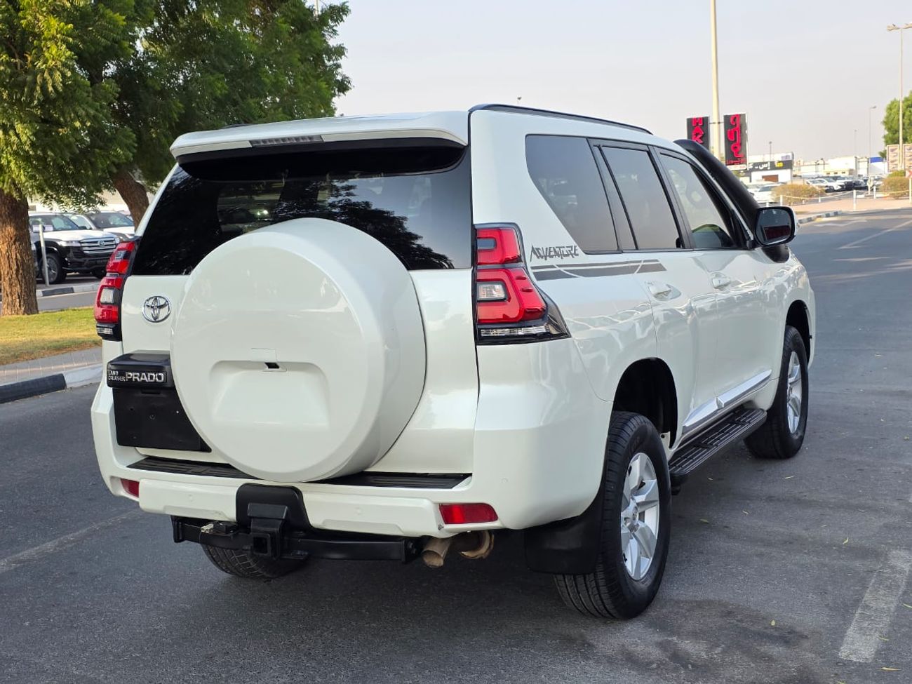 Toyota Prado diesel 2.8 liter automatic gear with back camera leather power seats