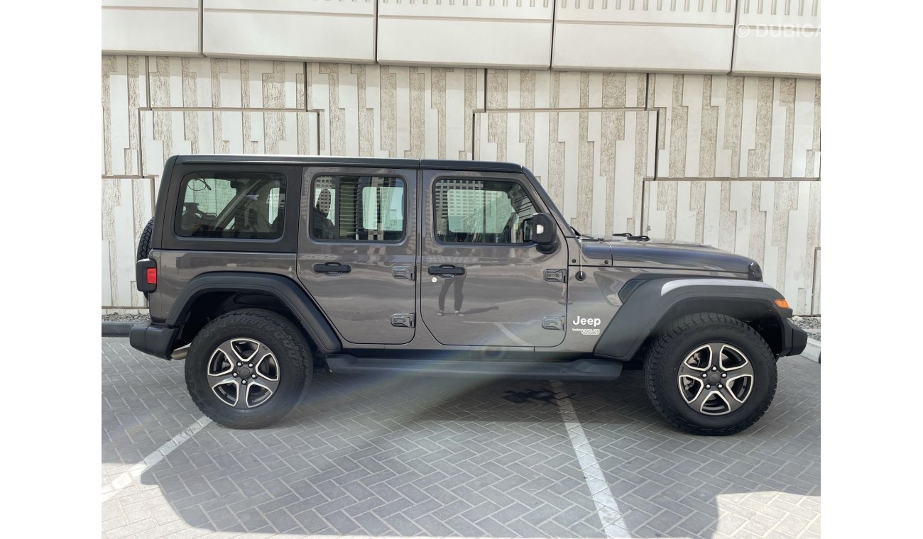 Jeep Wrangler 3.6L | UNLIMITED SPORTS|  GCC | EXCELLENT CONDITION | FREE 2 YEAR WARRANTY | FREE REGISTRATION | 1 Y