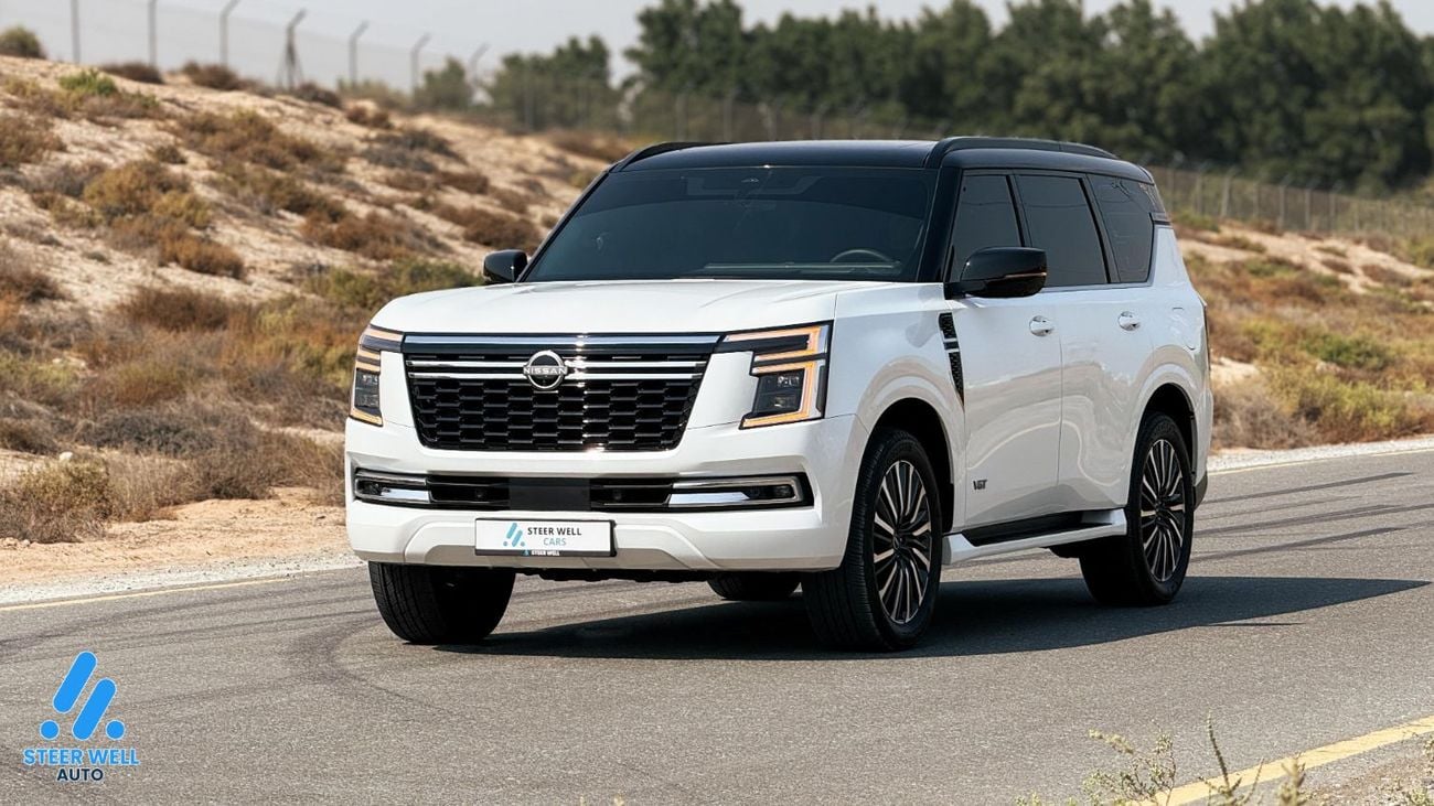 Nissan Patrol LE Titanium 3.5L LE Platinum 3.5 | White/Burgundy | Full Warranty | Luxury SUV