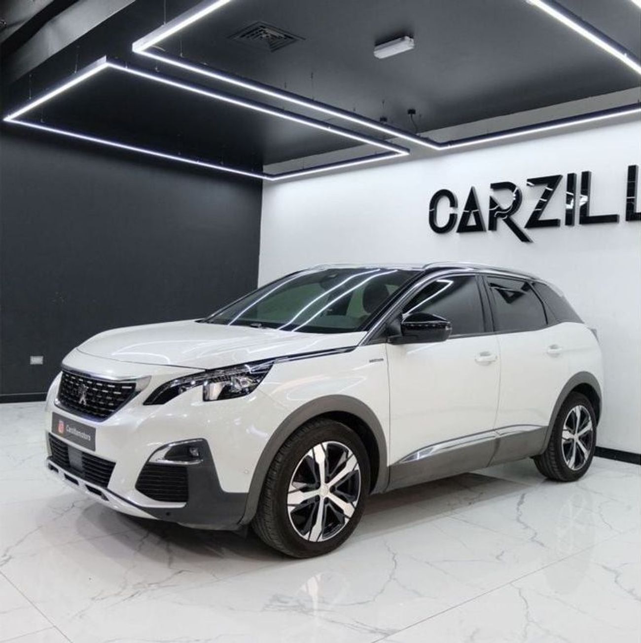 بيجو 3008 Peugeot 3008 GT Line 2019 White-1.6L-FWD-Car is in Excellent Condition-Accident Free-Totally Origina