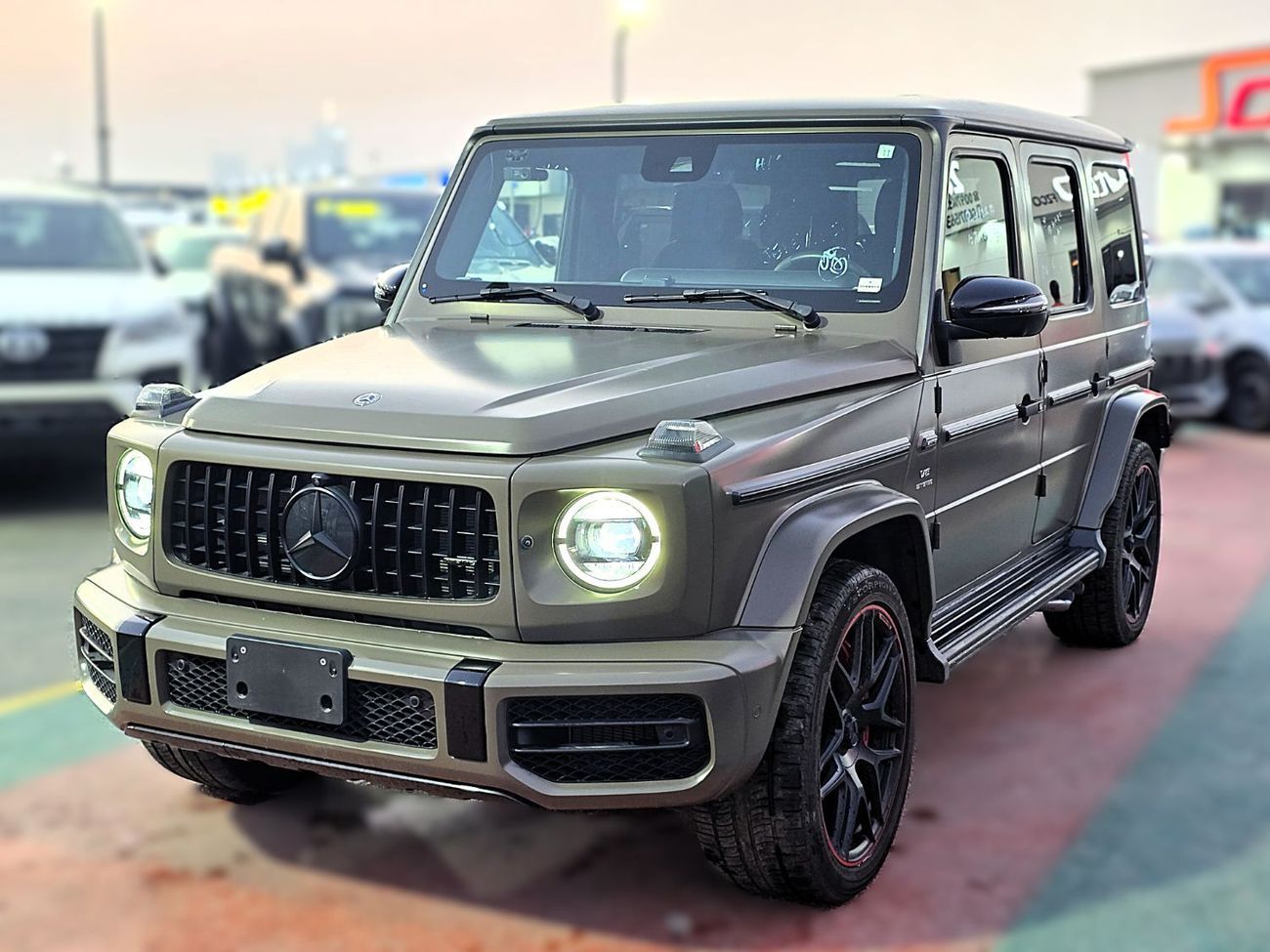 مرسيدس بنز G 63 AMG Used Mercedes AMG G63  4.0L V8 BiTurbo Full Option Mut Brown  Color 2021 Model