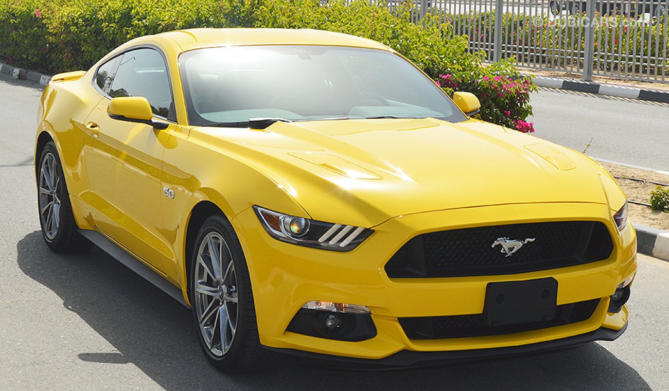 Ford Mustang GT Premium+, 5.0L V8 GCC, 0km w/ 3Years or 100K km Warranty and 60K km Service at AL TAYER