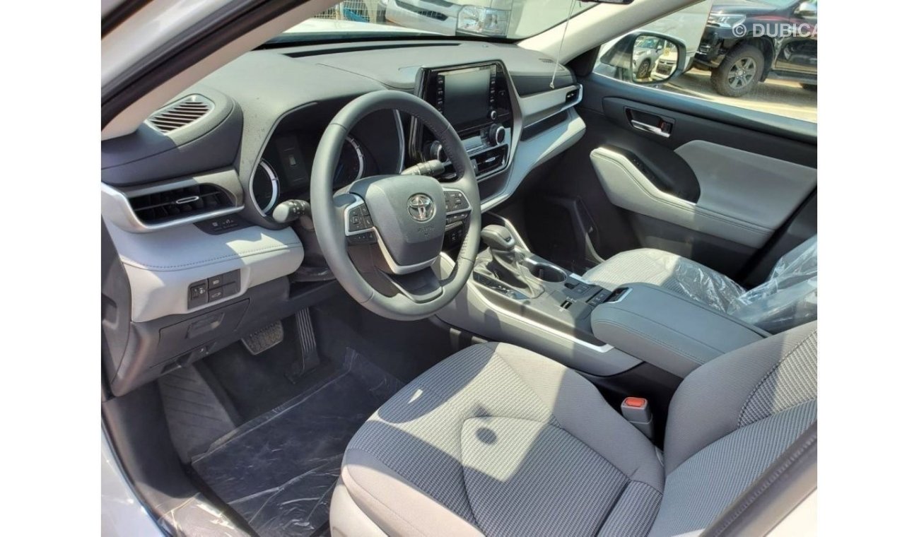 Toyota Highlander GLE 2023 White Color 2.5L petrol/Hybrid Awd with RADAR ( for local registration +10%)
